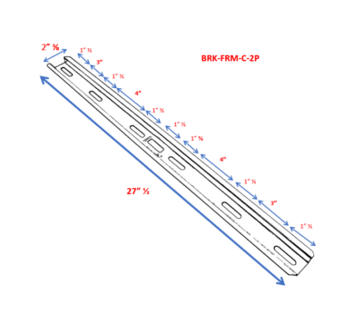Folding Mounting Bracket for Mini Split Unit With Leveler