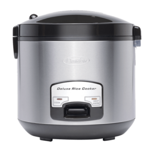 PREMIUM Rice Cooker and Warmer Deluxe 20 Cup Cool Touch with Steam Basket